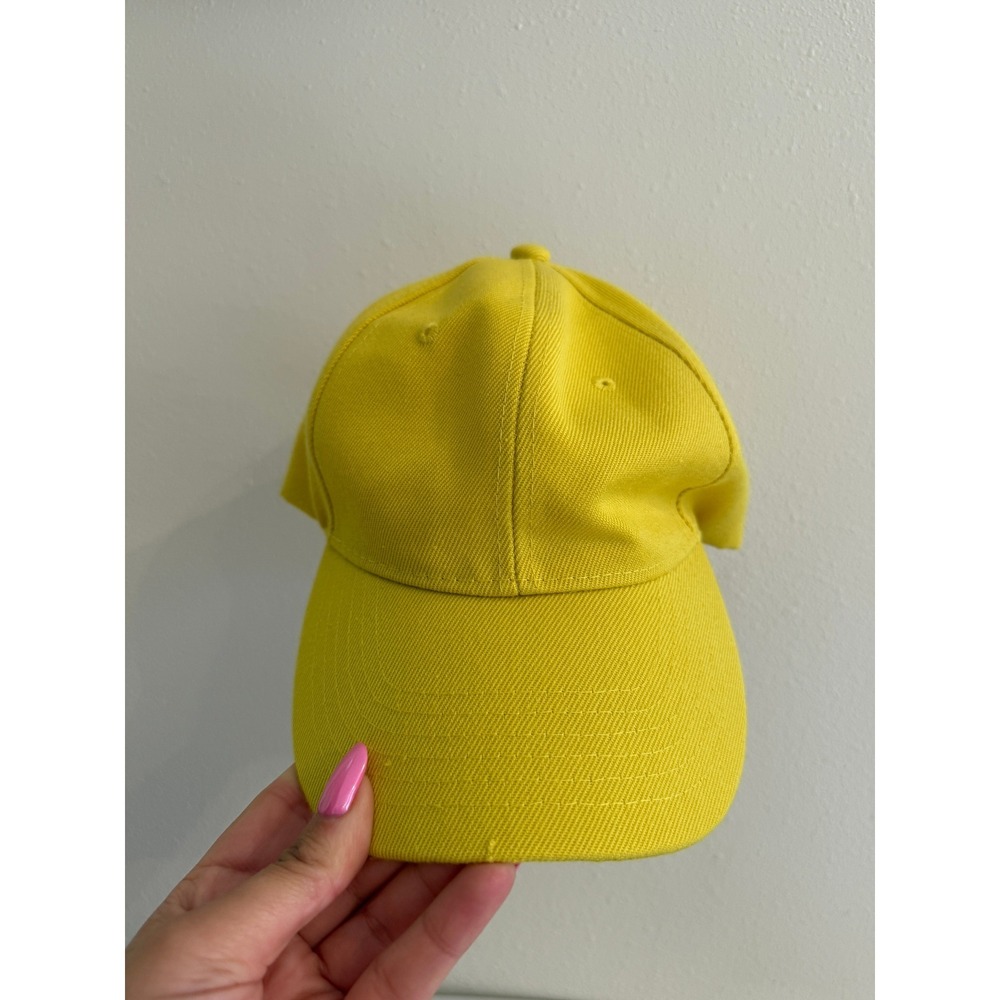 Unbranded‎ Yellow Polyester Baseball Cap Adjustable Strapback Hat Mens Womens